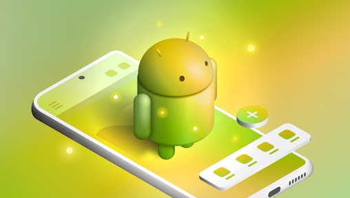 Illustration of android app design made in Sketch