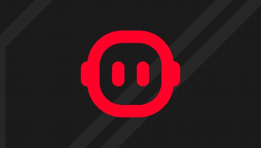 An illustrated image of the red Tapbots logo on a dark grey background