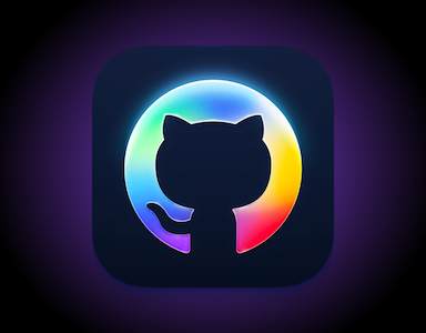 GitHub Diffraction Icon